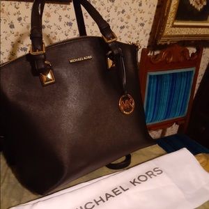Michael Kors Black leather bag